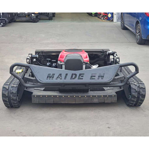 Tondeuse à gazon industrielle sans fil à moteur diesel quatre temps avec télécommande sans fil, portée de 200 m, MDE 690-13 - Product Image 2