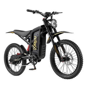 Reliago Moto électrique tout-terrain 2000W avec batterie 48V 25Ah - ZX3-BK Ebike tout-terrain |   Moteur sans balais 25-60 km/h |   Entrepôt UE - Product Image 4