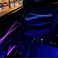 Éclairage d'ambiance pour voiture Toyota Avalon 2019-2023, 6 en 1, éclairage d'ambiance RGB pour voiture, contrôle par application, éclairage d'ambiance intérieur de voiture