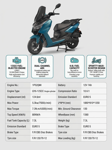 Offre Spéciale – Scooter Automatique 125cc à Essence avec Frein à Disque CBS, Système EFI, Démarrage sans Clé, Norme Euro 5 – Idéal pour Adultes et Trajets Quotidien - Product Image 3
