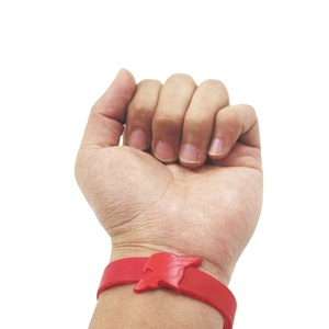 สายรัดข้อมือซิลิโคนสายรัดข้อมือซิลิโคนยางสำหรับเล่นกีฬาปรับแต่งได้ตามต้องการ - Product Image 3