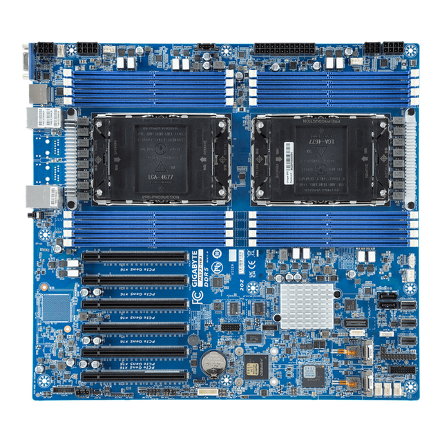 GIGABYTE MS73-HB1 E-ATX Dual 4th or 5th Generation Intel Xeon Scalable Processors E-ATX Server Motherboard