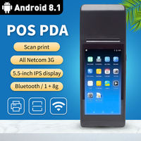 Uyin PDA 2023 Android 8.1 4G, PDA Robusto Inalámbrico con Escáner de Código de Barras 2D, Terminal de Datos Móvil para Inventario con Base de Carga