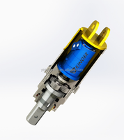 Foreuse hydraulique robuste pour mini-excavatrice et chargeuse compacte, pour le creusement de trous de poteaux de clôture