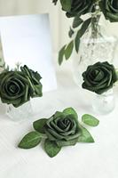 Têtes de fleurs artificielles en mousse, couleur personnalisée, pour centres de table de mariage, fêtes, baby shower, décorations de maison