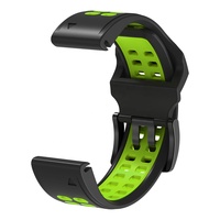 Bracelet de montre intelligente respirant 26 mm 22 mm pour Garmin Fenix 7, en silicone, à libération rapide, sport, à libération rapide