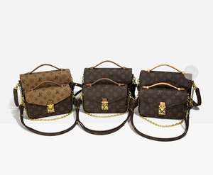 Sac à main de luxe en cuir PU sac fourre-tout à bandoulière imprimé à la mode marques célèbres sacs à main sac de messager unisexe - Product Image 4