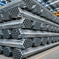 Tuyau en acier galvanisé laminé à froid JIS G3444 SS400 42,7 mm 2,3 mm 6 m pour tube de rampe d'escalier