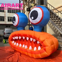 Gonflables mignons aux grands yeux de dessin animé personnalisés en usine pour les parcs d'attractions pour animer l'ambiance