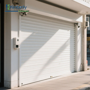 Puerta Enrollable Eléctrica Blanca de Estilo Europeo, Anti-Robo, de Aleación de Aluminio para Apartamentos y Espacios Comerciales, Silenciosa y Eficiente - Product Image 2