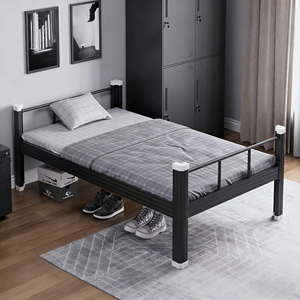 Thép Giường Đơn Hiện Đại Ký Túc Xá Singlelayer Khung Sắt Giường Căn Hộ Cho Phòng Ngủ Bệnh Viện Văn Phòng - Product Image 2