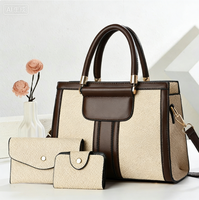Tas Tote Kasual Wanita Custom, Dompet Kulit Saffiano PU, Rantai, Lapisan Nilon, Harga Terjangkau, Desainer, Tahan Air