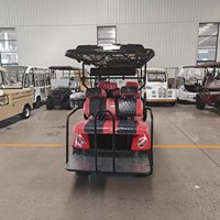 Voiturette de golf électrique 10 places, buggy utilitaire avec auvent, véhicule de transfert pour complexe hôtelier, 50-70 km/h, autonomie 90 km