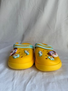 Pantofole Gialle con Punta Rotonda per Uomo, Taglie 35-40, Tomaia in PVC, Suola in EVA, Antiscivolo, per Casa, Tutte le Stagioni - Product Image 2