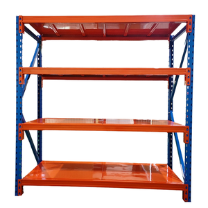 Estantería de 4 Niveles Ajustable para Trabajo Ligero, Acero Reforzado, Recubrimiento Electrostático en Polvo <span class=keywords><strong>Industrial</strong></span>, Anticorrosión, Estantería para Tarimas - Product Image 1