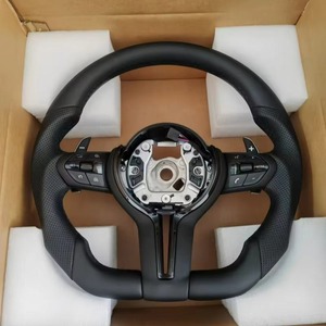 Volant sport en cuir véritable Barmich CWH101802 à 4 branches <span class=keywords><strong>de</strong></span> 45 mm - Product Image 1