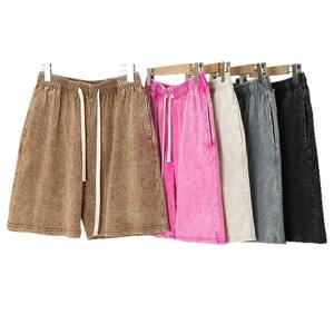 Almacén de EE. UU. 2026 Moda Masculina Pantalones Cortos de Mezclilla de Algodón con Estampado de Demonio y Efecto Rasgado 1.1 Flower - Product Image 6