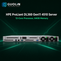 Servidor en Rack HPE ProLiant DL360 Gen11 4510 1U, MR408i-o, 4 GB RAID, 2x1000 W, Potencia de Titanio, Servidor en Rack Empresarial de Alto Rendimiento