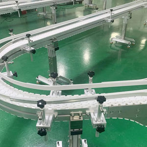 Yeni POM zincir çelik otomatik konveyör şişe üretim hattı düz üst zincir konveyör - Product Image 5