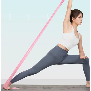 Multifunctiial Fitness Resistance Band Yoga Fitness Portable Stretching Band Adequado para Homens e Mulheres - Product Image 4