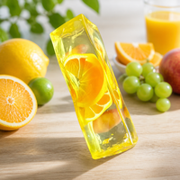 Kawaii transparant fruit-ijsblokje squishy speelgoed voor stressverlichting Fidget Unisex Leeftijd 8+