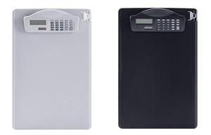 Portapapeles de Plástico Tamaño A4 con Calculadora de 8 Dígitos a Pilas y Clip con Calendario, Portátil - Product Image 3