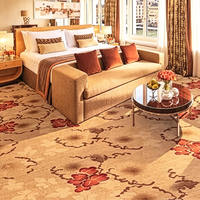 Tapis mural 3D luxueux et doux à motifs, tapis de sol moelleux moderne pour hôtel, réception, bureau, restaurant, théâtre