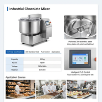 Machine à mélanger le chocolat avec commande PLC LST, équipement automatique de mélange de chocolat pour la fabrication de chocolat