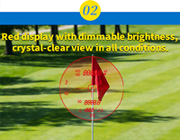 Télémètre laser de golf Rxiry G4 avec portée de 1000 m, grossissement 6x, compensation de pente, télémètre laser rechargeable pour le golf et les activités de plein air
