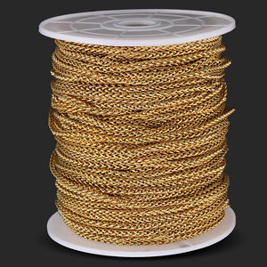 سلسلة حبل الفولاذ المقاوم للصدأ مجوهرات سلسلة كابل القمح ديي - Product Image 3