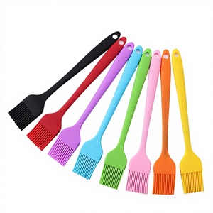 Large & Small Size <b>Silicone</b> Oil Brush for Kitchen <b>Baking</b> and Outdoor Barbecue Elastic and Easy to Clean - Product Image 1