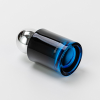 Bouteille en verre de luxe de 50ml Vaporisateur de parfum vide avec bouchon en forme de boule