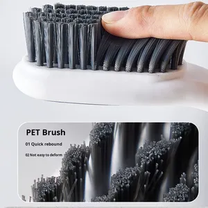 All'ingrosso nuovo colore contrastante spazzole per la pulizia con <span class=keywords><strong>setole</strong></span> <span class=keywords><strong>dure</strong></span> per abbigliamento scarpe e lavanderia - Product Image 4