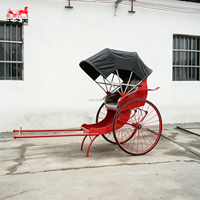 Véhicule de transport économique 2 places, Rickshaw/Red Rickshaw, Rickshaw de tourisme, Voiture à chevaux, Jinrikisha, Tiré à la main