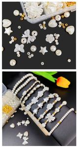 Perles de taille en dentelle française perlée pour mariage, fête, bricolage, perles artificielles - Product Image 5
