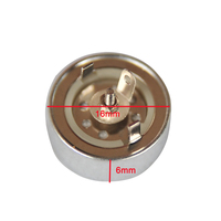 Maiao DIY Microphone Capsule Core 16mm Haute Sensibilité Condensateur Micro Cartouche Accessoires Audio Professionnels pour la Capture Sonore