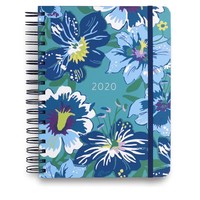 Carnet de notes spirale doré personnalisé 2024 à faible MOQ, agenda hebdomadaire et journalier A5, carnet de planification personnalisé, organisateur de journal intime