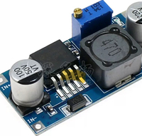 Modul Konverter Buck AIsmartlink LM2596 Step Down, Catu Daya Output DIP 1.25V-30V 3A