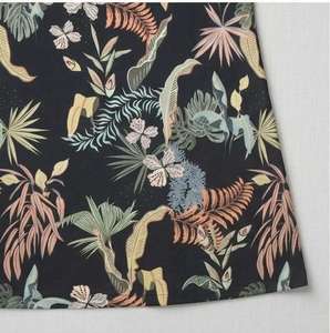 Conjunto de 2 Piezas de Alta Calidad para Mujer, Estilo Casual Indio, Hecho a Mano, Tela de Algodón Velour, Decoraciones Bordadas con Flores - Product Image 1