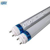 Tube LED T8 en aluminium PC G13 à base rotative, 220 V CA, simple ou double face, 1,2 m, 18 W, 6 000 K, pour éclairage intérieur