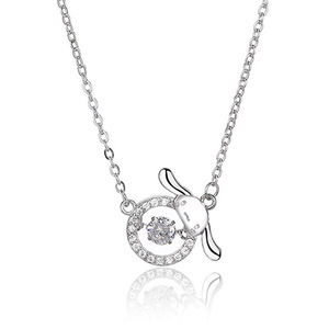 Collana con ciondolo a forma di cane carino per donna, regalo dolce e fresco per San Valentino, gioielli alla moda - Product Image 2