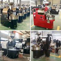 Torréfacteur de café industriel entièrement automatisé de 3 kg, 50 kg, 60 kg, 150 kg, machine de torréfaction électrique de fabrication allemande en Chine