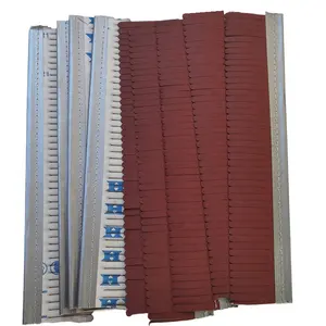 Bamboo stick leather strip emery cloth strip polishing machine emery paper silk cloth strip for primer