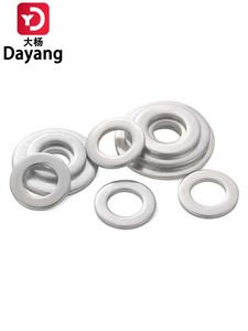 Tự sản xuất chất lượng cao bằng thép không gỉ phẳng máy giặt rộng phạm vi của các kích cỡ với đồng bằng kết thúc Wedge phong cách - Product Image 5