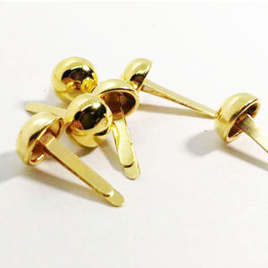 DWDP-IS01 6mm-15mm in pelle di protezione per rivetti artigianali fai da te accessori per borse in metallo piedini con perno decorativo a forma di fungo - Product Image 4