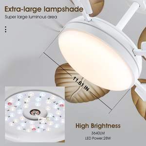 <span class=keywords><strong>Ventilateur</strong></span> de <span class=keywords><strong>plafond</strong></span> en rotin naturel à pales claires, taille personnalisée, avec télécommande antique pour salon, <span class=keywords><strong>ventilateur</strong></span> de <span class=keywords><strong>plafond</strong></span> LED - Product Image 5