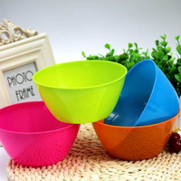Kleurrijke PP plastic schaal voor snacks, kruiden en fruitsalades, milieuvriendelijk, BPA-vrij, duurzaam, stapelbaar, niet-toxisch