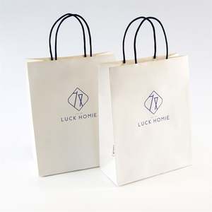 KM Wholesale Custom Kraft Paper Folding Supply <b>Bags</b> with Logo Printing for Candles Lamination and Digital Printing Handled - Product Image 3
