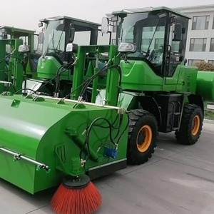 Road Sweeper Sliding Loader Mounted <b>Brush</b> Cleaner For Municipal Coal Yard <b>Power</b> Plant Sand Stone Cleaning - Product Image 1