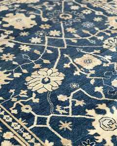 Tapis noué à la main floral persan antique pour salon tapis en laine oriental traditionnel oriental de haute qualité - Product Image 2
